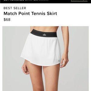ALO YOGA Match Point Tennis Skirt